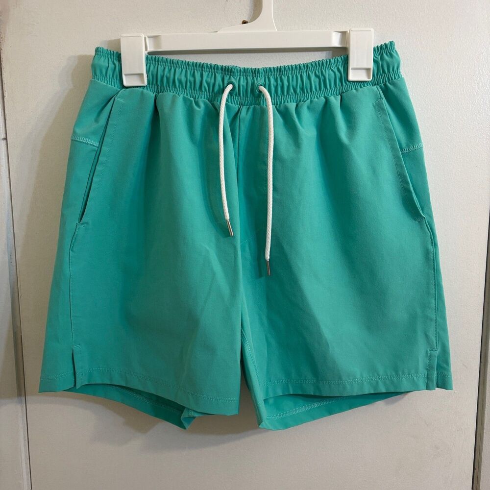 Men's All In Motion Hybrid Shorts Medium - Teal